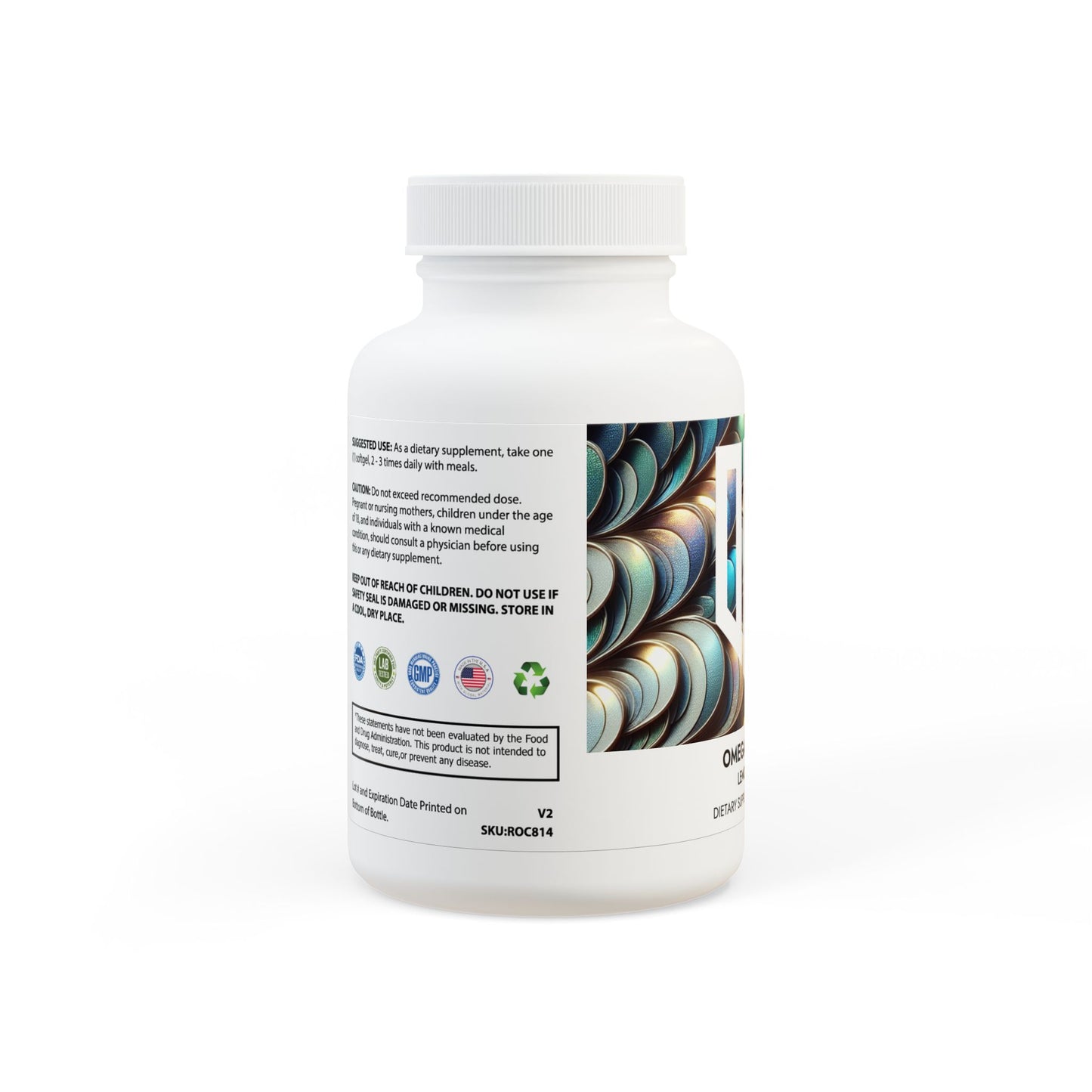 OBA Omega 3 Fish Oil Supplement (60 Softgels)