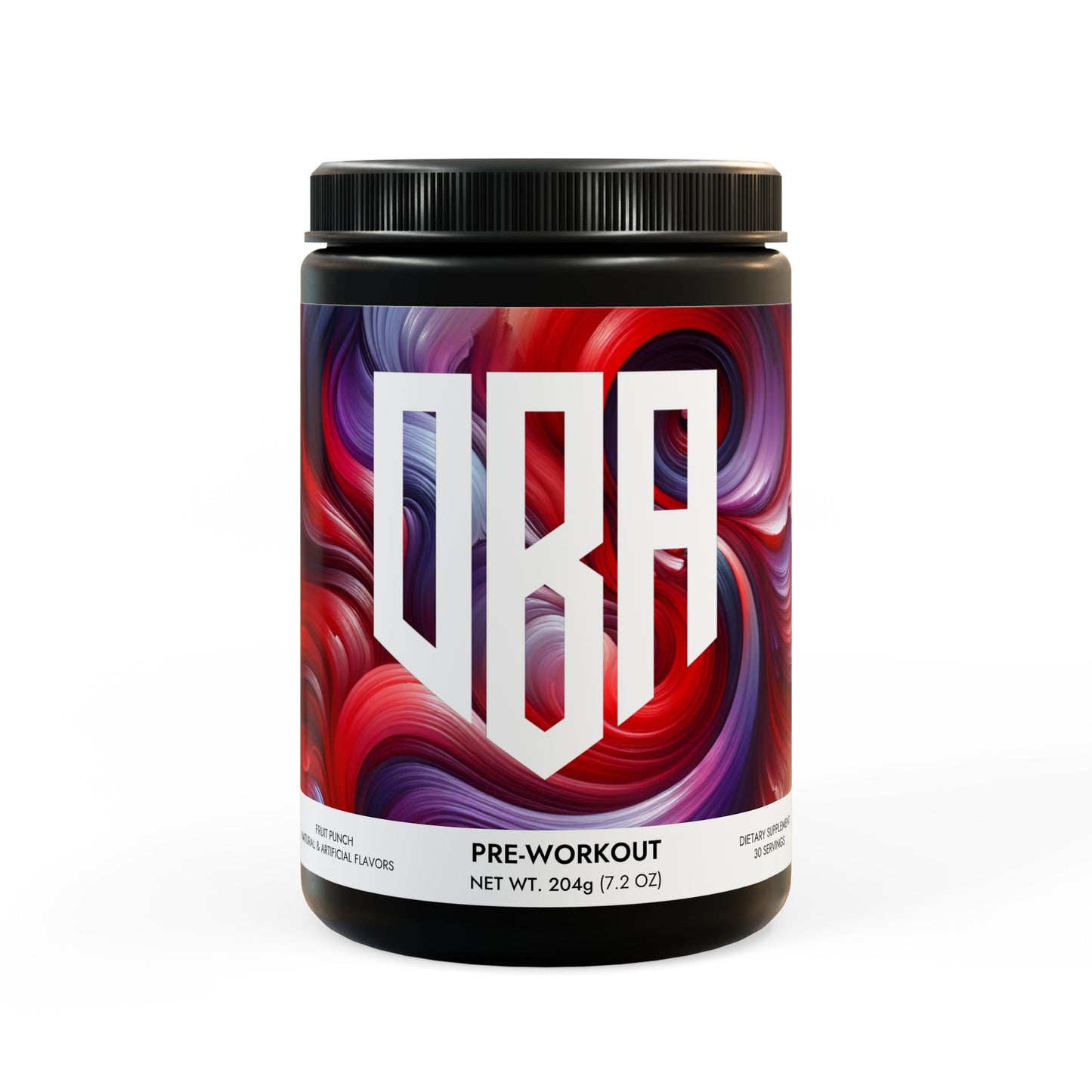 OBA Fruit Punch Pre-Workout Supplement, (204g, 7.1oz)