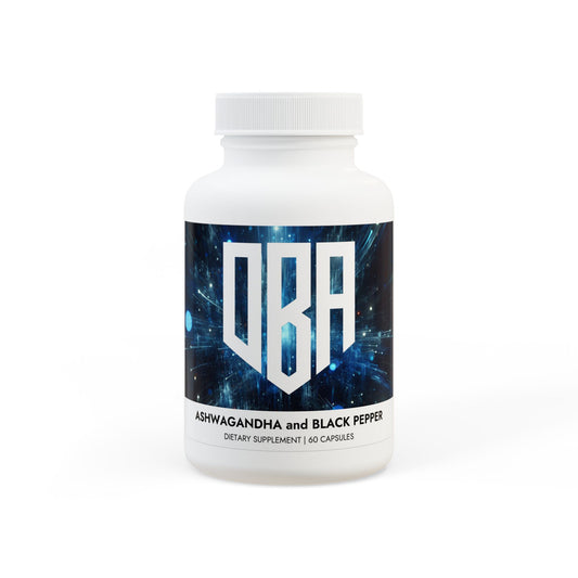 OBA Ashwagandha and Black Pepper Supplement (60 capsules)