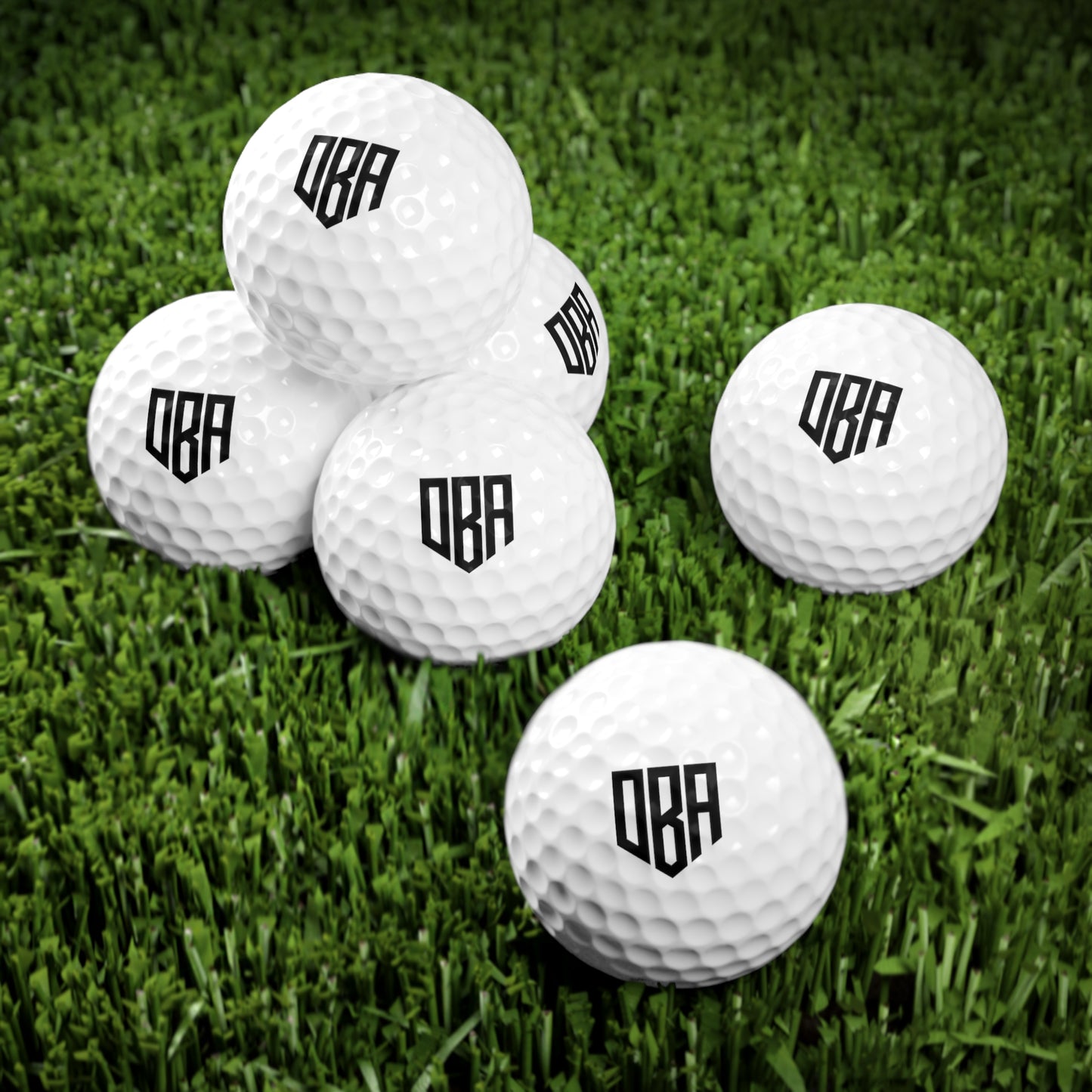 OBA Golf Balls, 6pcs